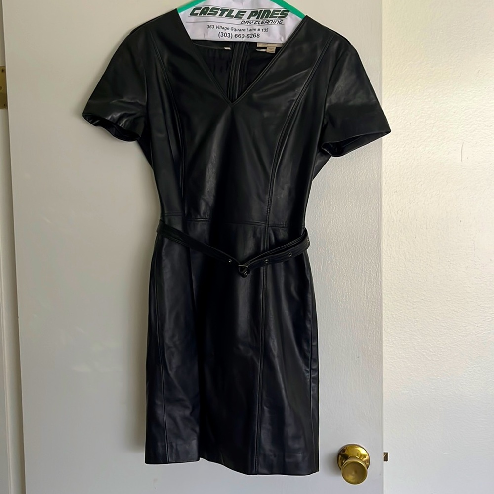 Burberry Leather Dress